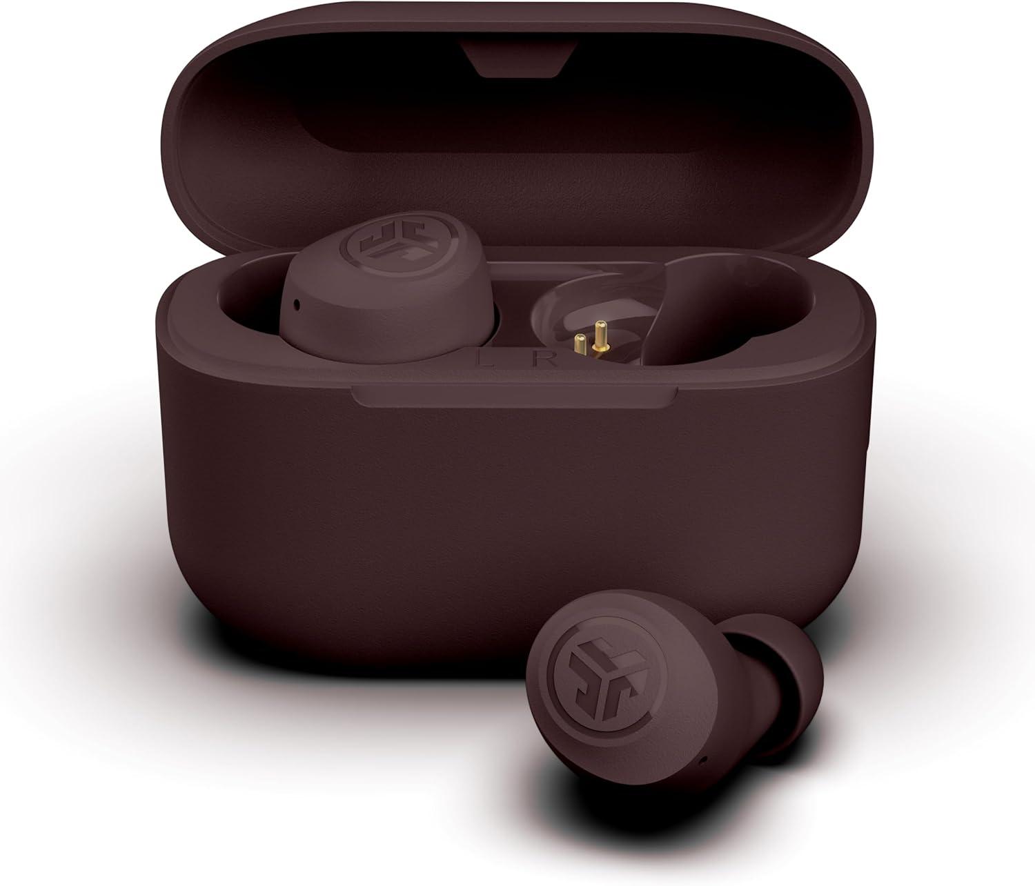 imageJLab Go Air Pop True Wireless Earbuds in Ear Headphones Bluetooth Earphones 35H Playtime Ear Buds Bluetooth Earbuds with Microphone USBC Charging Case Dual Connect EQ3 Sound BlackA4975 C