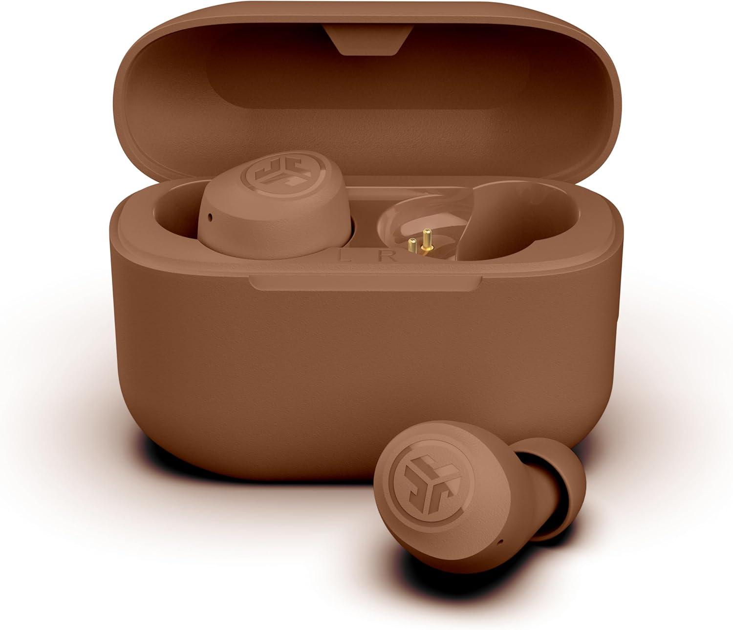 imageJLab Go Air Pop True Wireless Earbuds in Ear Headphones Bluetooth Earphones 35H Playtime Ear Buds Bluetooth Earbuds with Microphone USBC Charging Case Dual Connect EQ3 Sound BlackC1615 C