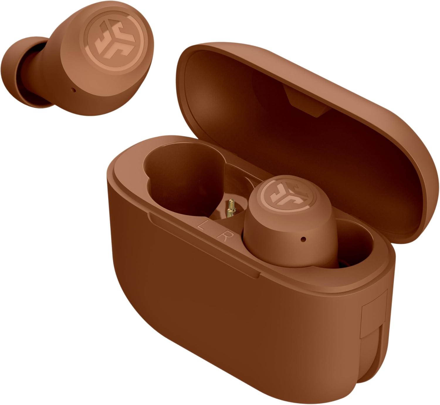 imageJLab Go Air Pop True Wireless Earbuds in Ear Headphones Bluetooth Earphones 35H Playtime Ear Buds Bluetooth Earbuds with Microphone USBC Charging Case Dual Connect EQ3 Sound BlackC1615 C