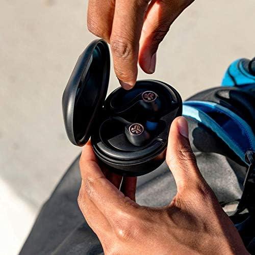 imageJLab JBuds Air Sport True Wireless Bluetooth Earbuds  Charging Case Black IP66 Sweat Resistance Class 1 Bluetooth 50 Connection 3 EQ Sound Settings JLab Signature Balanced Bass BoostBlack