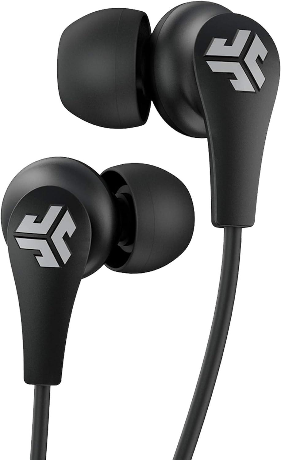 imageJLab JBuds Pro Bluetooth Wireless Signature Earbuds Teal Titanium 10mm Drivers 10Hour Battery Life Music Controls Noise Isolation Bluetooth 41 Extra Gel Tips and Cush FinsBlack