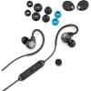imageJLab Fit Sport 3 Wireless Fitness Earbuds Black Bluetooth 42 6 Hour Battery Life Flexible Memory Wire IP55 DustSweat Proof Rating Noise Isolation Universal Track ControlsBlack