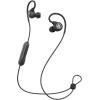 imageJLab Fit Sport 3 Wireless Fitness Earbuds Black Bluetooth 42 6 Hour Battery Life Flexible Memory Wire IP55 DustSweat Proof Rating Noise Isolation Universal Track ControlsBlack