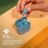imageJLab Go Air Pop True Wireless Bluetooth Earbuds  Charging Case Black Dual Connect IPX4 Sweat Resistance Bluetooth 51 Connection 3 EQ Sound Settings Signature Balanced Bass BoostSlate