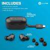 imageJLab Go Air Pop True Wireless Earbuds in Ear Headphones Bluetooth Earphones 35H Playtime Ear Buds Bluetooth Earbuds with Microphone USBC Charging Case Dual Connect EQ3 Sound BlackBlack
