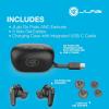 imageJLab Go Pods ANC True Wireless Bluetooth Earbuds ampamp Charging Case Hybrid Active Noise canceling  Be Aware for Safe Listening 26 Hours Total Playtime Clear Calls Custom Sound via App BlackSage