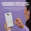 imageJLab Go Pods ANC True Wireless Bluetooth Earbuds ampamp Charging Case Hybrid Active Noise canceling  Be Aware for Safe Listening 26 Hours Total Playtime Clear Calls Custom Sound via App BlackLilac