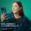 imageJLab Go Pop ANC True Wireless Earbuds ampamp Charging Case Black Active Noise Cancelling 10mm Drivers Dual Connect Customize Your Sound with App Be Aware Mode Compact Fit MEMS MicrophoneTransparent Teal