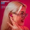 imageJLab Go Pop ANC True Wireless Earbuds ampamp Charging Case Black Active Noise Cancelling 10mm Drivers Dual Connect Customize Your Sound with App Be Aware Mode Compact Fit MEMS MicrophoneFuchsia