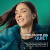 imageJLab Go Pop ANC True Wireless Earbuds ampamp Charging Case Black Active Noise Cancelling 10mm Drivers Dual Connect Customize Your Sound with App Be Aware Mode Compact Fit MEMS MicrophoneTransparent Teal