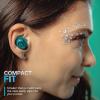 imageJLab Go Pop ANC True Wireless Earbuds ampamp Charging Case Black Active Noise Cancelling 10mm Drivers Dual Connect Customize Your Sound with App Be Aware Mode Compact Fit MEMS MicrophoneTransparent Teal