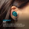 imageJLab Go Pop ANC True Wireless Earbuds ampamp Charging Case Black Active Noise Cancelling 10mm Drivers Dual Connect Customize Your Sound with App Be Aware Mode Compact Fit MEMS MicrophoneTransparent Neon Green