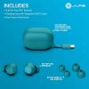 imageJLab Go Pop ANC True Wireless Earbuds ampamp Charging Case Black Active Noise Cancelling 10mm Drivers Dual Connect Customize Your Sound with App Be Aware Mode Compact Fit MEMS MicrophoneTeal