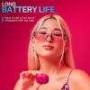 imageJLab Go Pop ANC True Wireless Earbuds ampamp Charging Case Black Active Noise Cancelling 10mm Drivers Dual Connect Customize Your Sound with App Be Aware Mode Compact Fit MEMS MicrophoneFuchsia