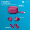 imageJLab Go Pop ANC True Wireless Earbuds ampamp Charging Case Black Active Noise Cancelling 10mm Drivers Dual Connect Customize Your Sound with App Be Aware Mode Compact Fit MEMS MicrophoneFuchsia