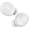 imageJLab JBuds Air True Wireless Signature Bluetooth Earbuds  Charging Case White IP55 Sweat Resistance Bluetooth 50 Connection 3 EQ Sound Settings Signature Balanced Bass Boost