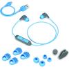imageJLab JBuds Pro Bluetooth Wireless Signature Earbuds Teal Titanium 10mm Drivers 10Hour Battery Life Music Controls Noise Isolation Bluetooth 41 Extra Gel Tips and Cush FinsBlue