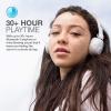 imageJLab Studio ANC OnEar Wireless Headphones Black 34 Hour Bluetooth 5 Playtime 28 Hour with Active Noise Cancellation EQ3 Custom Sound UltraPlush Faux Leather ampamp Cloud Foam CushionsWhite