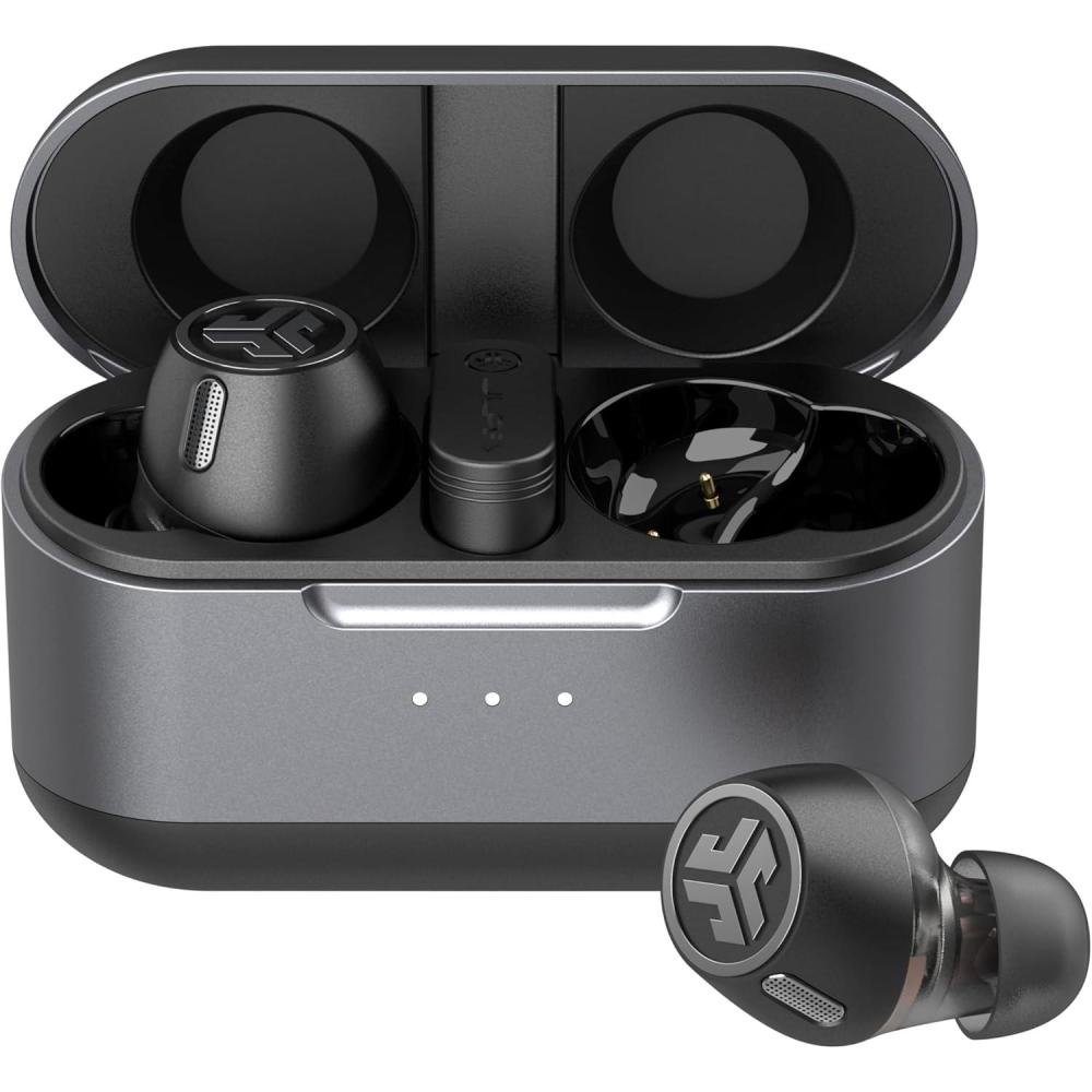 imageJLab Epic Lab Edition True Wireless Earbuds Hybrid Dual Drivers Spatial Audio Multipoint BT Wireless or USBC Charging Wear Detect Auto PlayPause Google Fast Pair