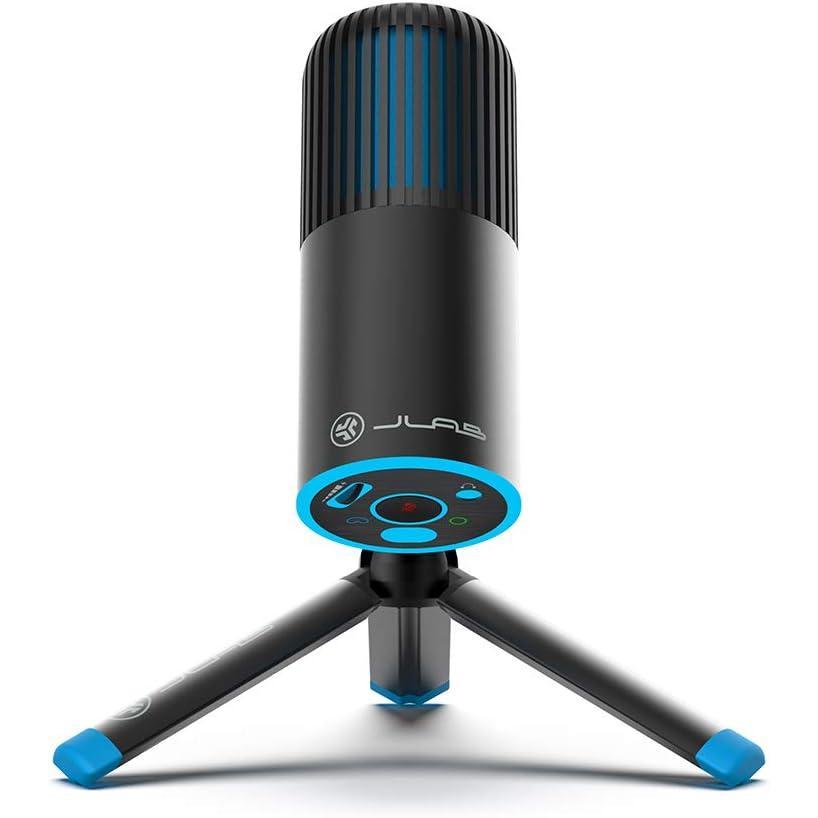 imageJLab Talk Go USB Microphone USBC Output Cardioid or Omnidirectional 96k Sample Rate 20Hz 20kHz Frequency Response Volume Control and Quick Mute Plug and PlayTalk Go