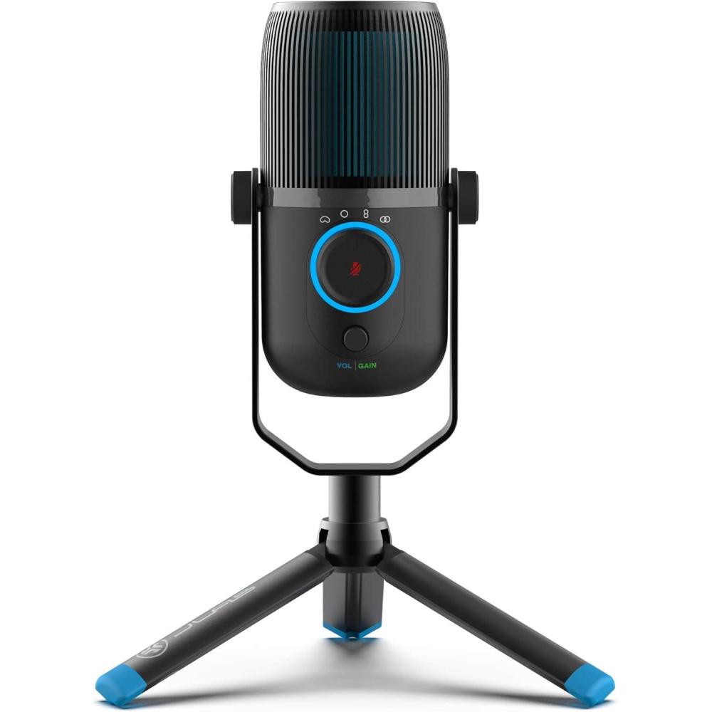 imageJLab Talk USB Microphone USBC Output Cardioid Omnidirectional Stereo or Bidirectional 96k Sample Rate 20Hz 20kHz Frequency Response Volume Gain Control Quick Mute Plug ampamp Play
