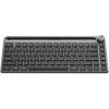 imageJLab Epic Mini Wireless Keyboard Black 108 Keys Connect Via Bluetooth or USB Wireless Dongle MultiDevice Toggle Soft Touch Keys Smart Media Knob Custom User Profiles Rechargeable 1 Pack
