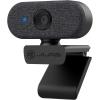 imageJLab Go Cam USB HD Webcam White 1080P30 FPS 21 Megapixels Minimalist Portable Setup OmniDirectional Microphone Compatible with PC Mac and ChromebookBlack