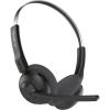 imageJLab Go Work Pop OnEar Wireless Headset Black 50 Hours Playtime Bluetooth Multipoint Rotating Boom Mic Noise Canceling MEMS Microphone LightWeight Portable PCMac Mobile 1 PackBlack
