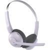 imageJLab Go Work Pop OnEar Wireless Headset Black 50 Hours Playtime Bluetooth Multipoint Rotating Boom Mic Noise Canceling MEMS Microphone LightWeight Portable PCMac Mobile 1 PackLilac