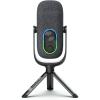 imageJLab JBuds Talk USB Gaming Streaming Microphone White USBC Output Cardioid Omni Stereo BiDirectional 96k Sample Rate Volume Control Gain Control and Quick Mute 35mm AUX Plug and PlayBlack