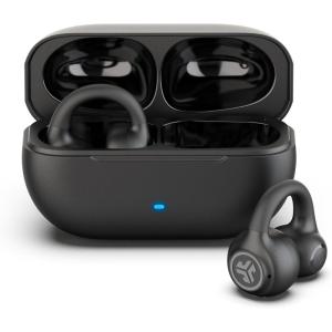 imageJLab Flex Open Earbuds Clipon Cuff Design Wireless OpenEar Audio Freedom Effortless Fit Safe Listening Bluetooth Multipoint Customize with The App TealBlack