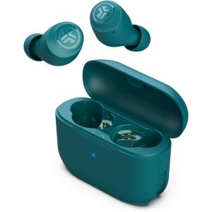 imageJLab Go Air Pop True Wireless Bluetooth Earbuds  Charging Case Black Dual Connect IPX4 Sweat Resistance Bluetooth 51 Connection 3 EQ Sound Settings Signature Balanced Bass BoostTeal