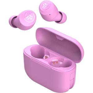 imageJLab Go Air Pop True Wireless Bluetooth Earbuds  Charging Case Black Dual Connect IPX4 Sweat Resistance Bluetooth 51 Connection 3 EQ Sound Settings Signature Balanced Bass BoostPink