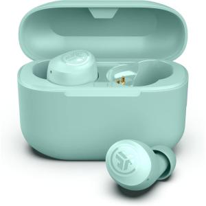imageJLab Go Air Pop True Wireless Earbuds in Ear Headphones Bluetooth Earphones 35H Playtime Ear Buds Bluetooth Earbuds with Microphone USBC Charging Case Dual Connect EQ3 Sound BlackMint