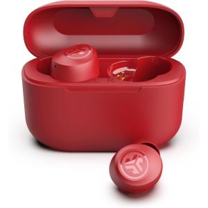 imageJLab Go Air Pop True Wireless Earbuds in Ear Headphones Bluetooth Earphones 35H Playtime Ear Buds Bluetooth Earbuds with Microphone USBC Charging Case Dual Connect EQ3 Sound BlackRose
