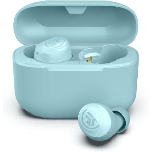 imageJLab Go Air Pop True Wireless Earbuds in Ear Headphones Bluetooth Earphones 35H Playtime Ear Buds Bluetooth Earbuds with Microphone USBC Charging Case Dual Connect EQ3 Sound BlackLight Blue