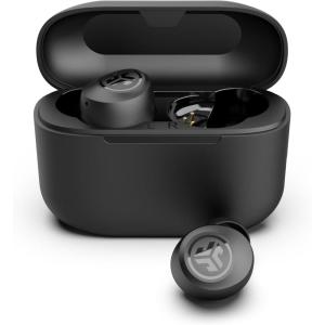 imageJLab Go Air Pop True Wireless Earbuds in Ear Headphones Bluetooth Earphones 35H Playtime Ear Buds Bluetooth Earbuds with Microphone USBC Charging Case Dual Connect EQ3 Sound BlackBlack