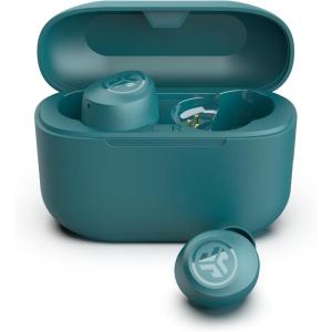imageJLab Go Air Pop True Wireless Earbuds in Ear Headphones Bluetooth Earphones 35H Playtime Ear Buds Bluetooth Earbuds with Microphone USBC Charging Case Dual Connect EQ3 Sound BlackTeal
