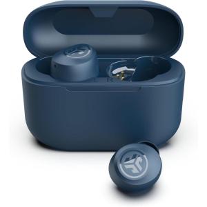 imageJLab Go Air Pop True Wireless Earbuds in Ear Headphones Bluetooth Earphones 35H Playtime Ear Buds Bluetooth Earbuds with Microphone USBC Charging Case Dual Connect EQ3 Sound BlackNavy