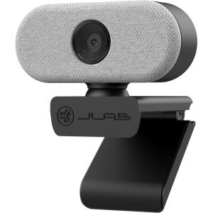 imageJLab Go Cam USB HD Webcam White 1080P30 FPS 21 Megapixels Minimalist Portable Setup OmniDirectional Microphone Compatible with PC Mac and ChromebookWhite