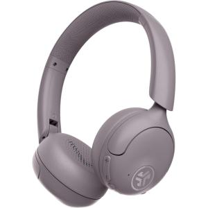imageJLab Go Lux ANC Wireless Headphones Graphite Hybrid Active Noise Cancelling Premium OnEar Bluetooth Headset Customizable Sound Be Aware Mode Cloud Foam Comfort Multipoint ConnectionMauve