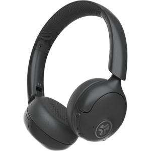 imageJLab Go Lux ANC Wireless Headphones Graphite Hybrid Active Noise Cancelling Premium OnEar Bluetooth Headset Customizable Sound Be Aware Mode Cloud Foam Comfort Multipoint ConnectionGraphite
