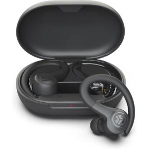 imageJLab Go Sport Wireless Workout Earbuds Featuring C3 Clear Calling Secure Earhook Sport Design 35 Hour Bluetooth Playtime and 3 EQ Sound Settings GraphiteGraphite