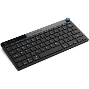 imageJLab Go Wireless Keyboard Black Connect Via Bluetooth or USB Wireless Dongle MultiDevice UltraCompact for a Minimalist or Portable SetUp 1 Pack4 Pack