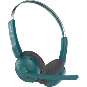 imageJLab Go Work Pop OnEar Wireless Headset Black 50 Hours Playtime Bluetooth Multipoint Rotating Boom Mic Noise Canceling MEMS Microphone LightWeight Portable PCMac Mobile 1 PackTeal