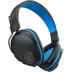 imageJLab JBuddies Pro Wireless OverEar Kids Headphones 35 Hour Battery Life Builtin Volume Regulators for Safety Share Mode Folding Adjustable Noise Isolation with Mic BlueBlue