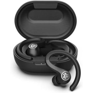 imageJLab JBuds Air Sport True Wireless Bluetooth Earbuds  Charging Case Black IP66 Sweat Resistance Class 1 Bluetooth 50 Connection 3 EQ Sound Settings JLab Signature Balanced Bass BoostBlack