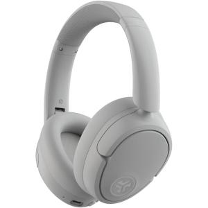 imageJLab JBuds Lux ANC Wireless Headphones Mauve Hybrid Active Noise Cancelling Customizable Sound Spatial Audio Compatible Premium OverEar Bluetooth HeadsetCloud White