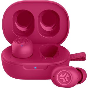 imageJLab JBuds Mini True Wireless Bluetooth Earbuds  Charging Case Hot Pink IP55 Sweat and Dust Proof Bluetooth Multipoint Be Aware Audio 3 EQ Sound Settings Crystal Clear CallsHot Pink