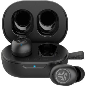 imageJLab JBuds Mini True Wireless Bluetooth Earbuds  Charging Case Hot Pink IP55 Sweat and Dust Proof Bluetooth Multipoint Be Aware Audio 3 EQ Sound Settings Crystal Clear CallsCharcoal Black